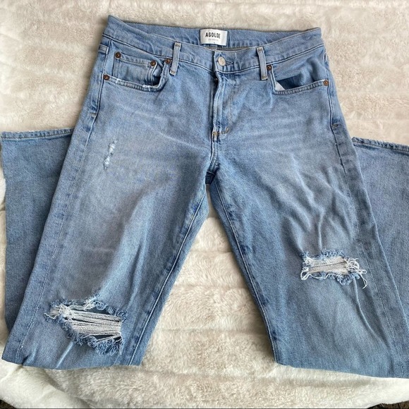 AGOLDE Sophie Mid Rise Skinny Ankle Jean - Picture 6 of 9